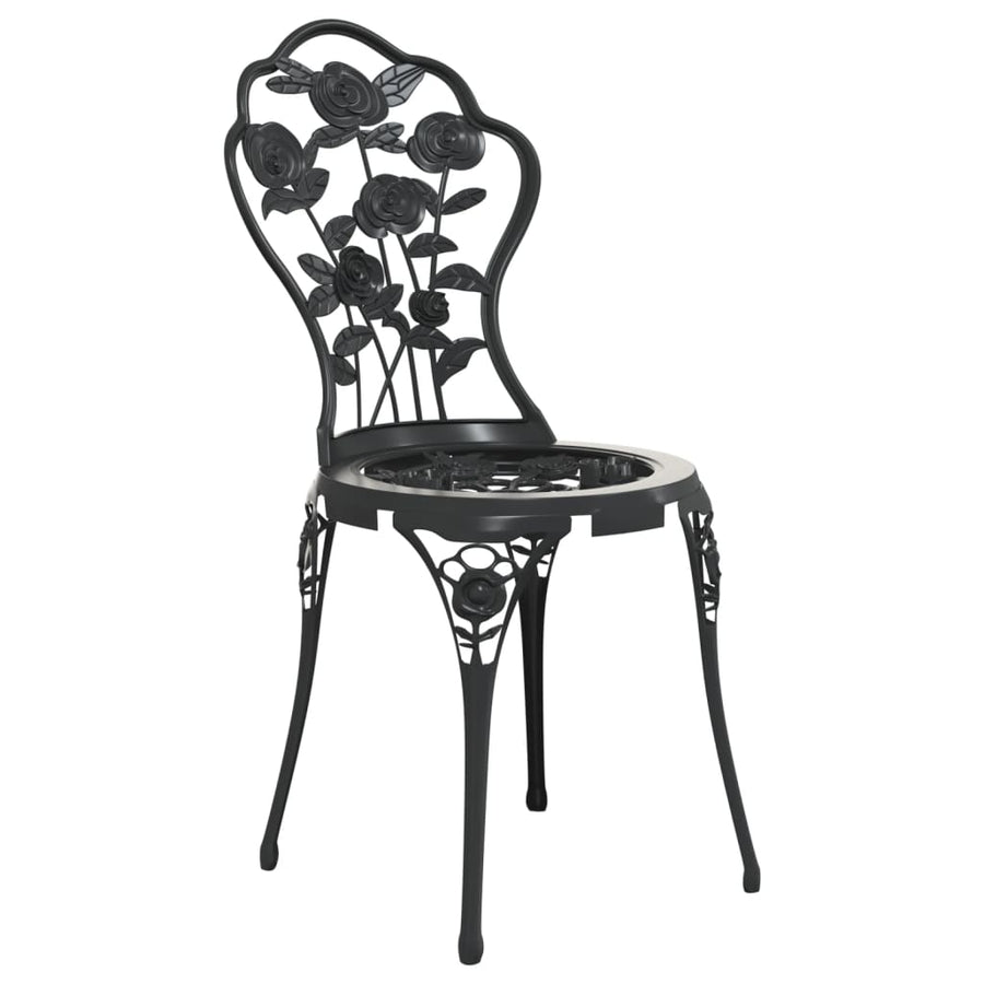 Bistrostoelen Gietaluminium Zwart