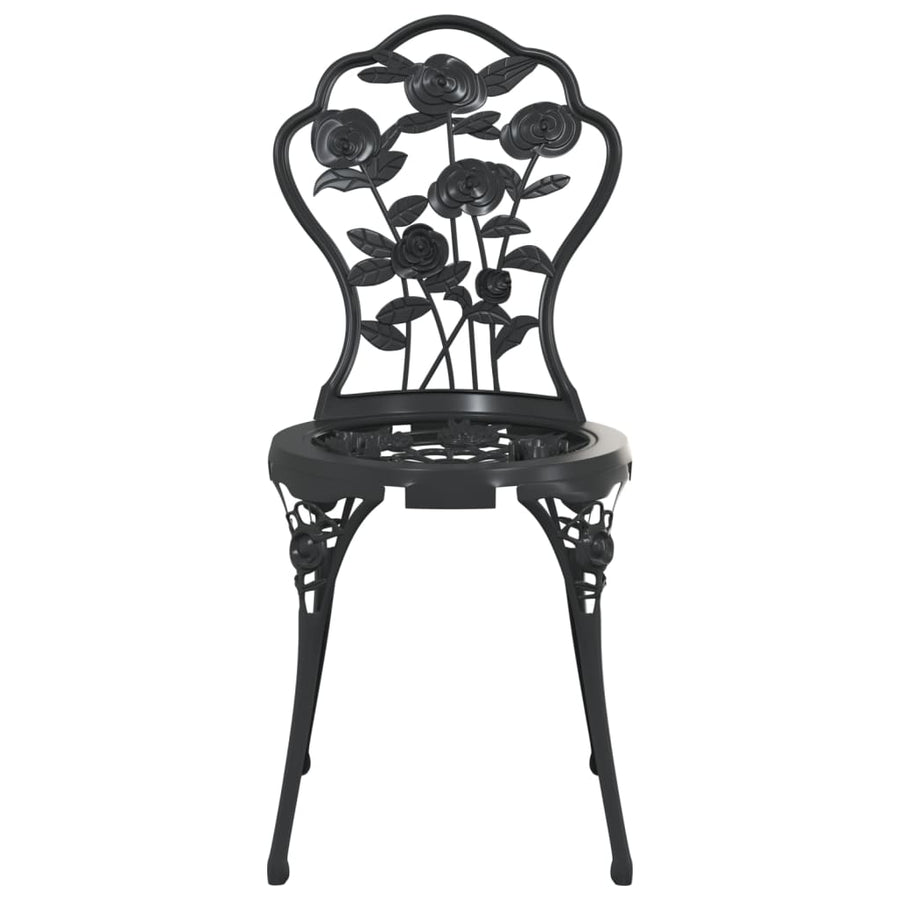 Bistrostoelen Gietaluminium Zwart