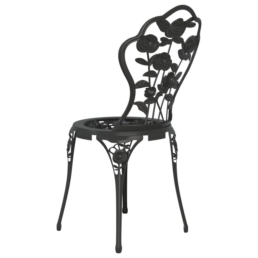 Bistrostoelen Gietaluminium Zwart