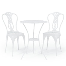 3-Delige Bistroset Gietaluminium Wit