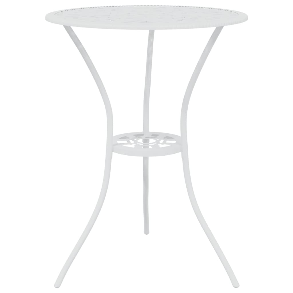 3-Delige Bistroset Gietaluminium Wit