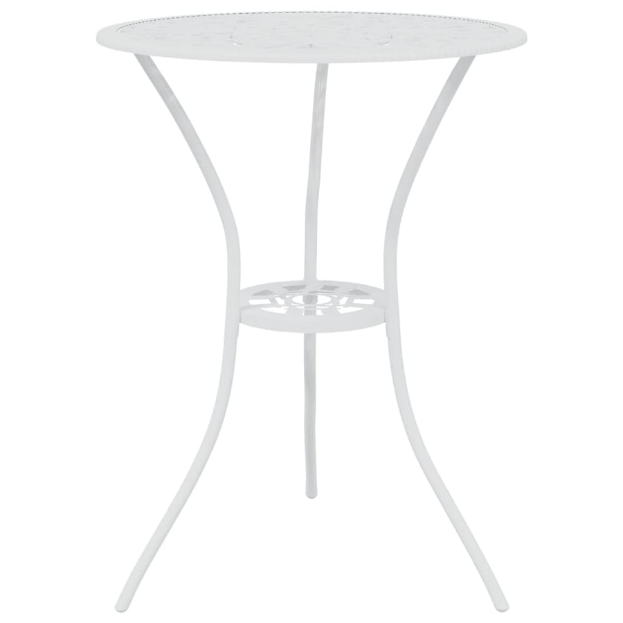 3-Delige Bistroset Gietaluminium Wit