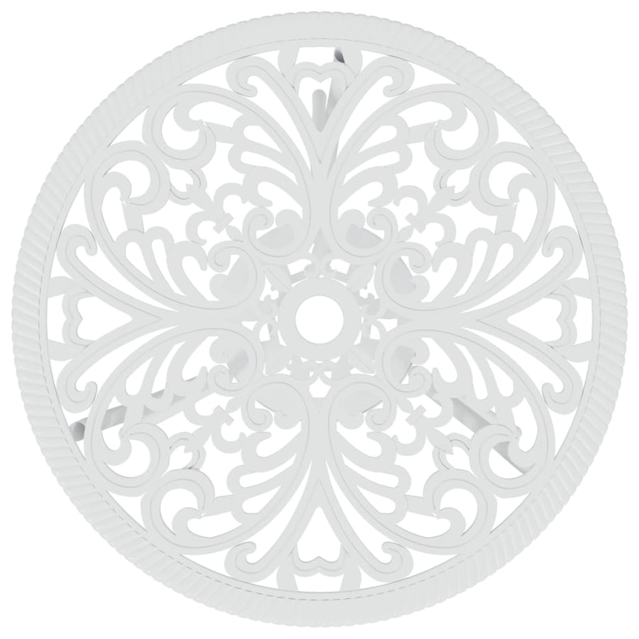 3-Delige Bistroset Gietaluminium Wit