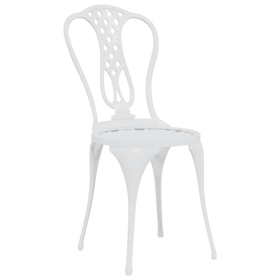 3-Delige Bistroset Gietaluminium Wit