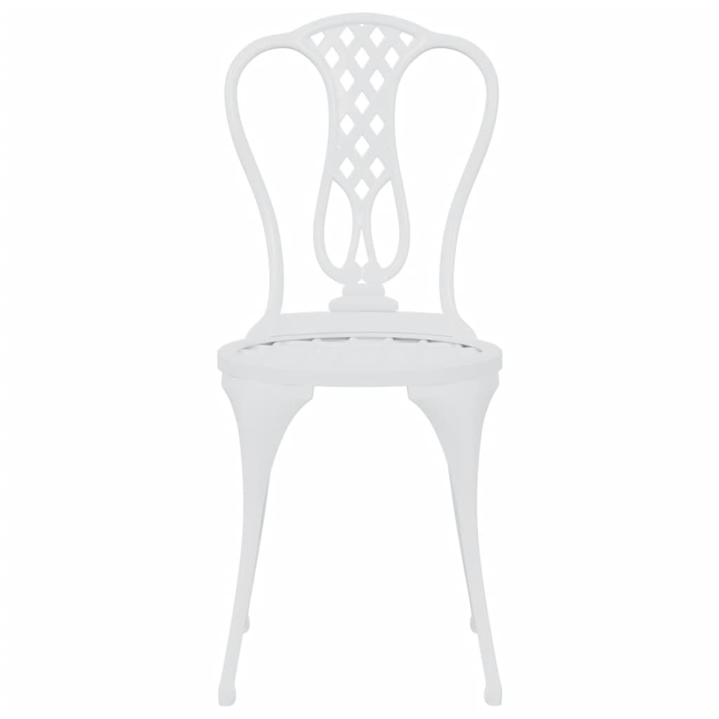 3-Delige Bistroset Gietaluminium Wit
