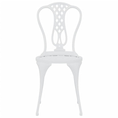 3-Delige Bistroset Gietaluminium Wit