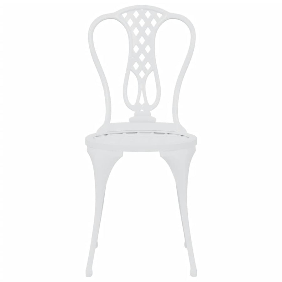 3-Delige Bistroset Gietaluminium Wit