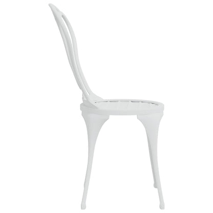 3-Delige Bistroset Gietaluminium Wit