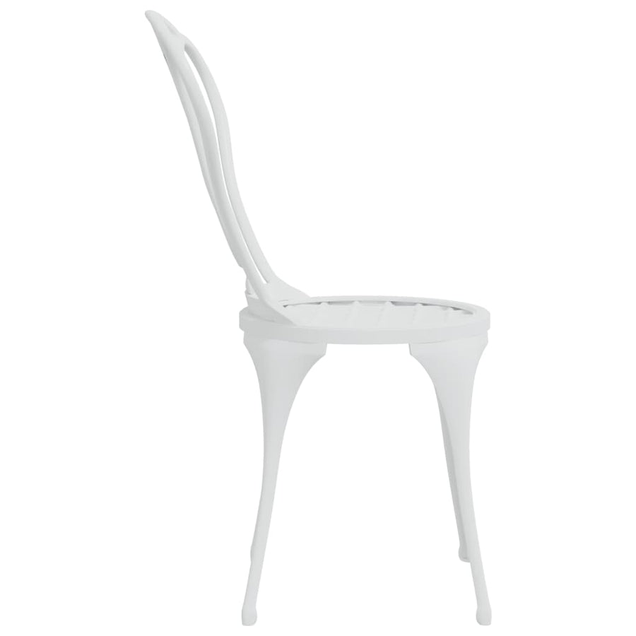 3-Delige Bistroset Gietaluminium Wit