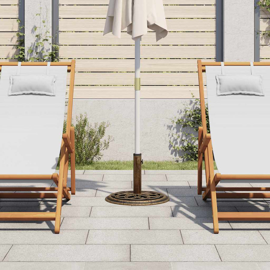 Parasolvoet 44X44X31 Cm Gietijzer Kleurig Ø 44 x 31 cm Brons