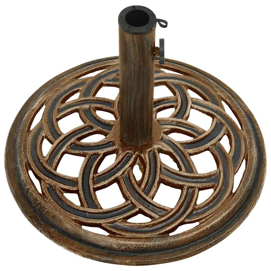 Parasolvoet 44X44X31 Cm Gietijzer Kleurig Ø 44 x 31 cm Brons