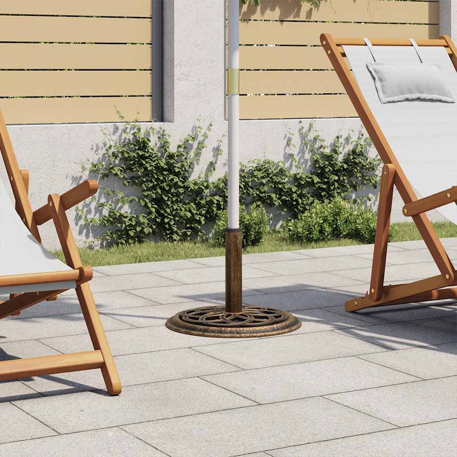 Parasolvoet 44X44X31 Cm Gietijzer Kleurig Ø 44 x 31 cm Brons