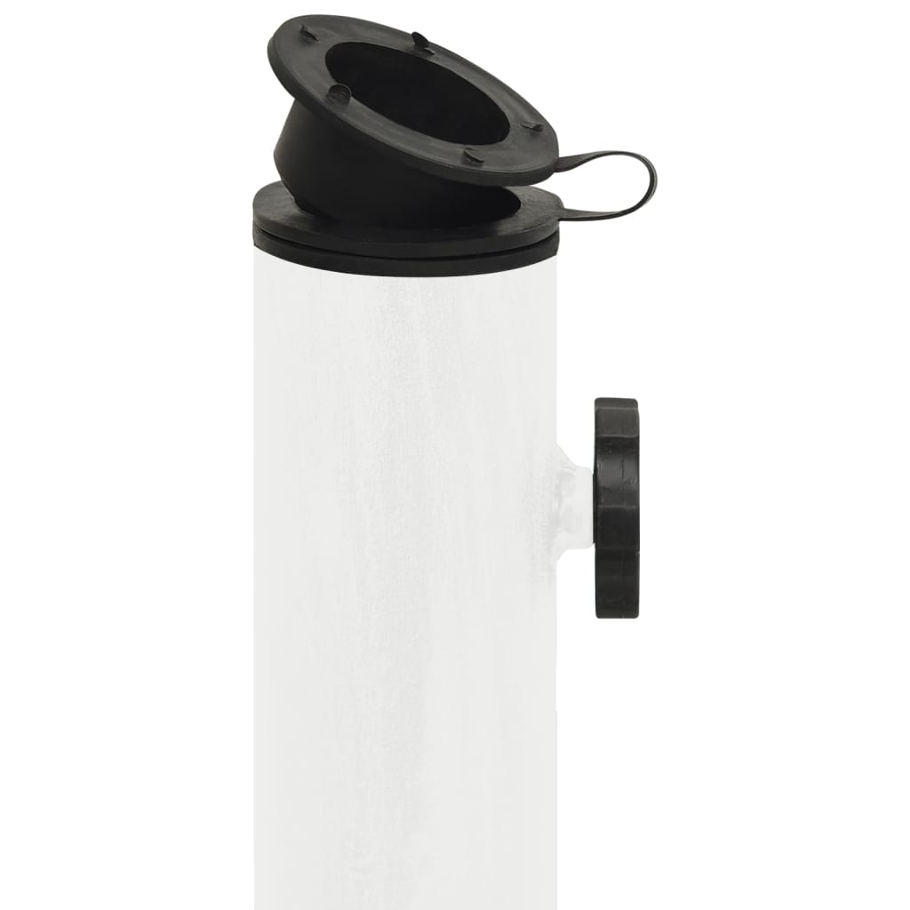 Parasolvoet 44X44X31 Cm Gietijzer Wit 44 x 44 x 31 cm