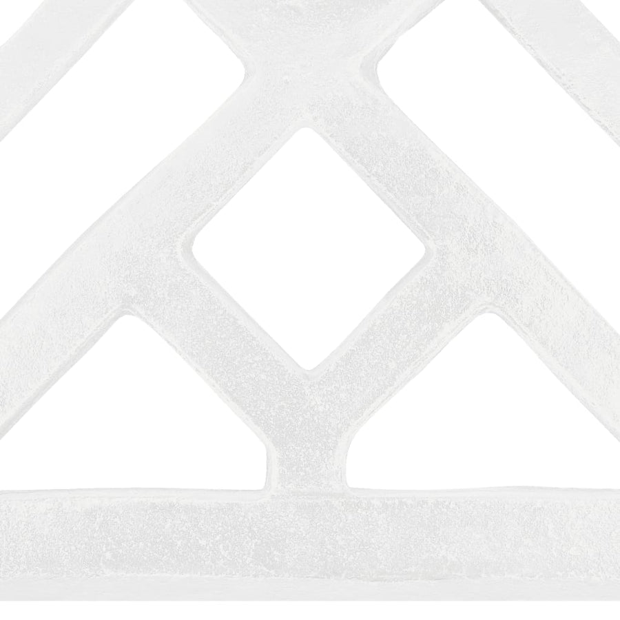 Parasolvoet 44X44X31 Cm Gietijzer Wit 44 x 44 x 31 cm