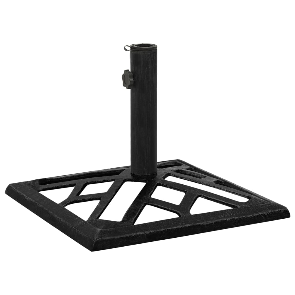 Parasolvoet Gietijzer 44 x 44 x 31 cm Zwart