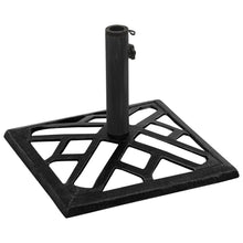 Parasolvoet Gietijzer 44 x 44 x 31 cm Zwart
