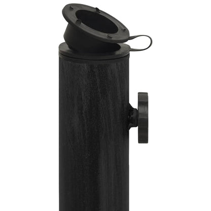 Parasolvoet Gietijzer 44 x 44 x 31 cm Zwart