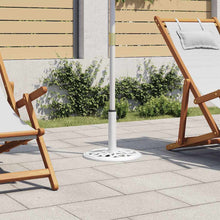 Parasolvoet 40X40X32 Cm Gietijzer Ø 40 x 32 cm Wit