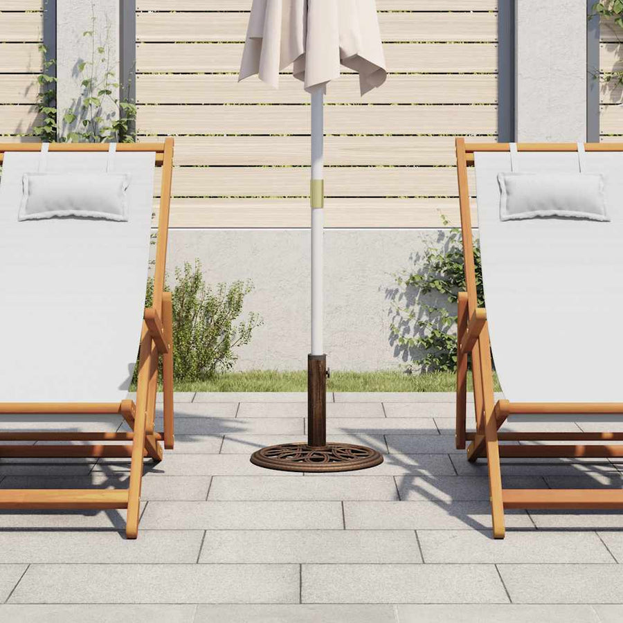 Parasolvoet 40X40X32 Cm Gietijzer Kleurig Ø 40 x 32 cm Brons