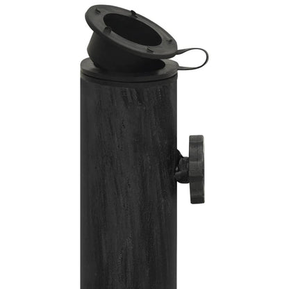 Parasolvoet Gietijzer 44 x 44 x 32 cm Zwart