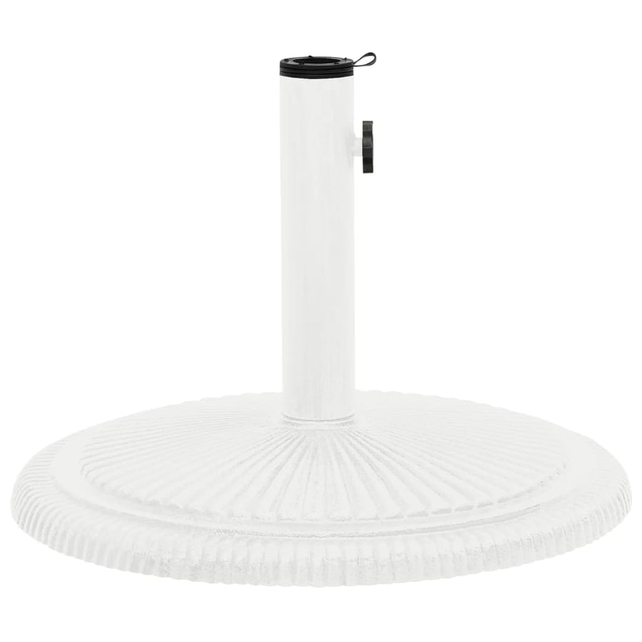 Parasolvoet Gietijzer 45 x 45 x 30 cm Wit