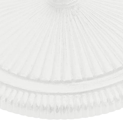 Parasolvoet Gietijzer 45 x 45 x 30 cm Wit