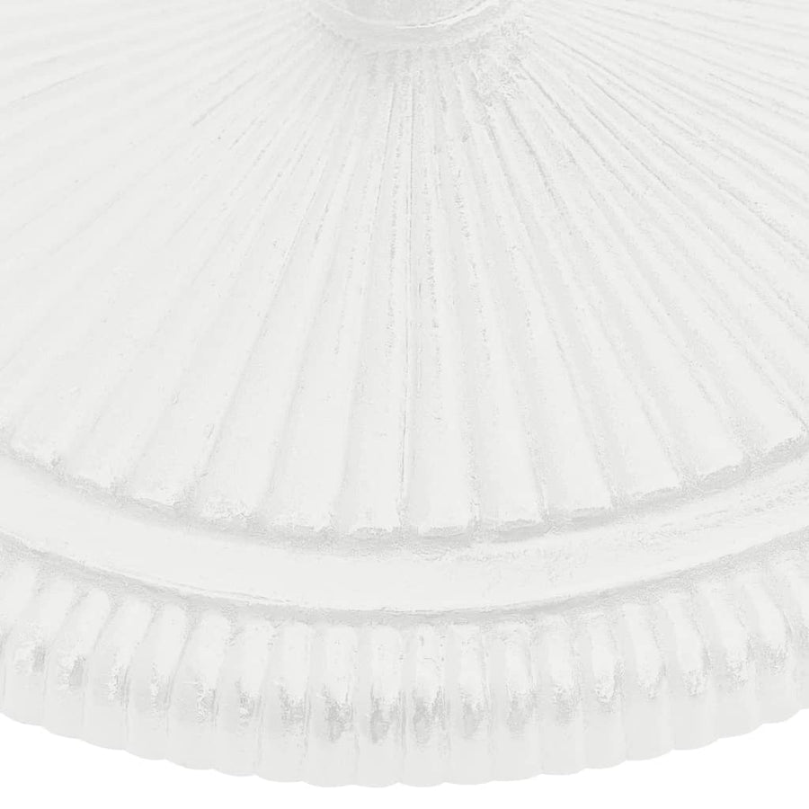 Parasolvoet Gietijzer 45 x 45 x 30 cm Wit