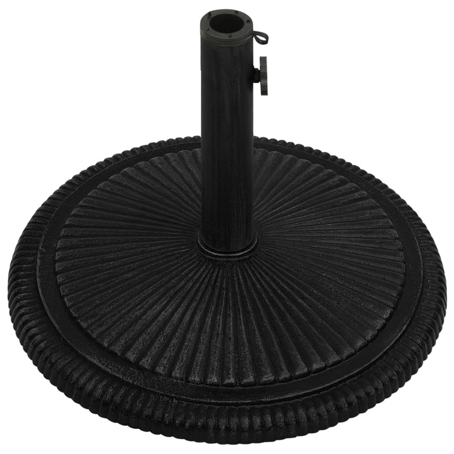 Parasolvoet Gietijzer 45 x 45 x 30 cm Zwart