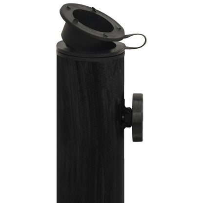Parasolvoet Gietijzer 45 x 45 x 30 cm Zwart
