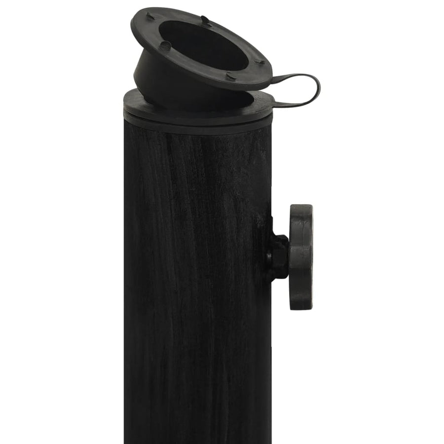 Parasolvoet Gietijzer 45 x 45 x 30 cm Zwart