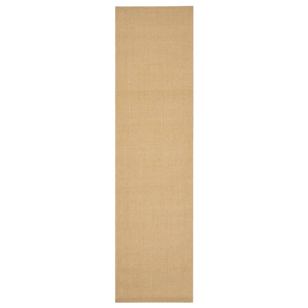 Vloerkleed Natuurlijk Sisal 66 x 250 cm Naturel