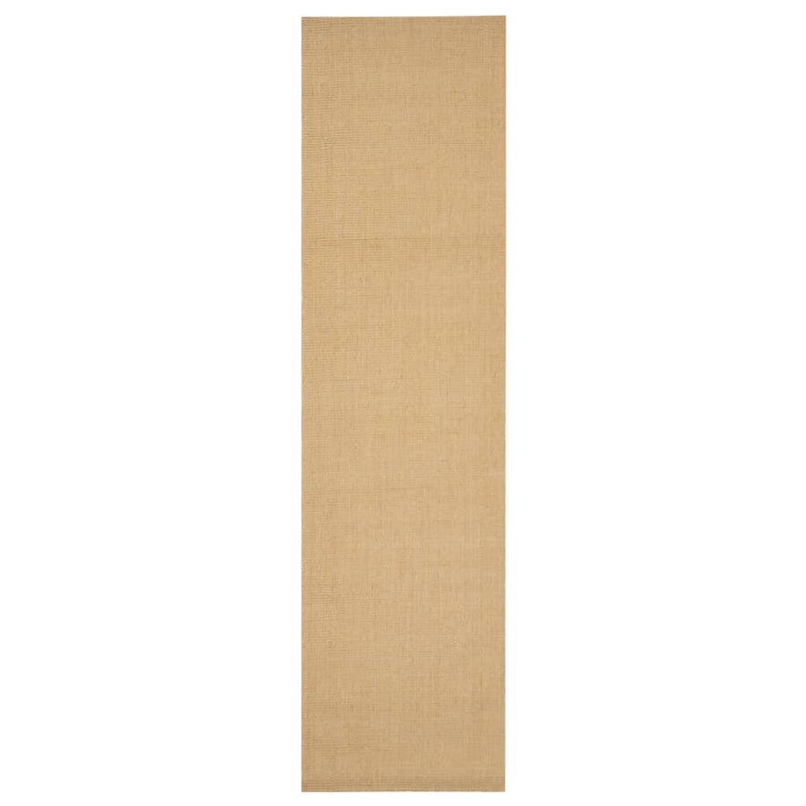 Vloerkleed Natuurlijk Sisal 66 x 250 cm Naturel