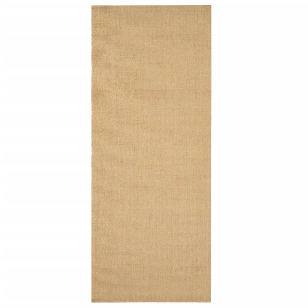 Vloerkleed Natuurlijk Sisal 80 x 200 cm Naturel