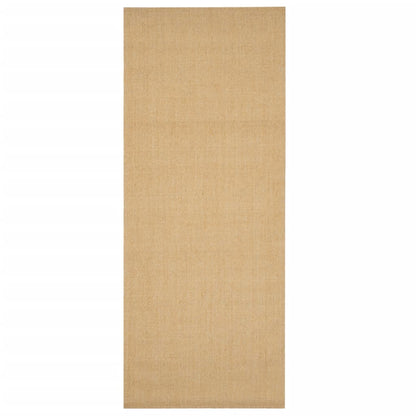 Vloerkleed Natuurlijk Sisal 80 x 200 cm Naturel