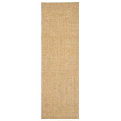 Vloerkleed 80x250 cm natuurlijk sisal