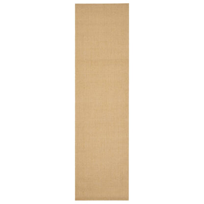 Vloerkleed 80X300 Cm Natuurlijk Sisal 80 x 300 cm Naturel