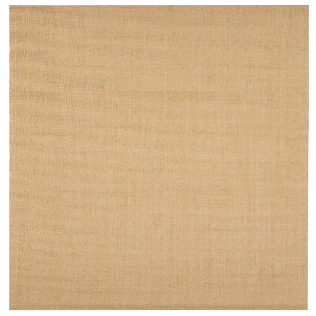 Vloerkleed 100X100 Cm Natuurlijk Sisal 100 x 100 cm Naturel
