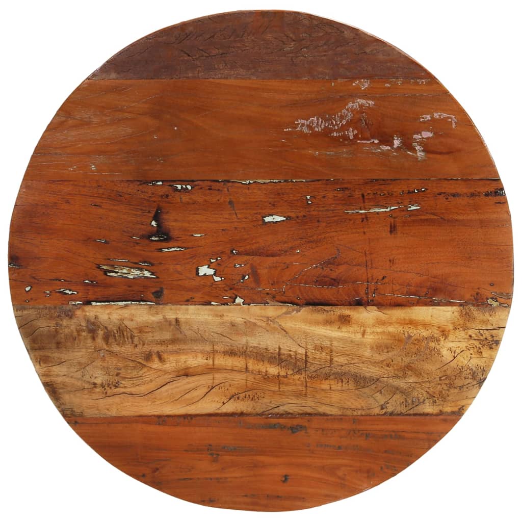 Salontafel Ø68 Cm 68 x 35 cm massief gerecycled hout