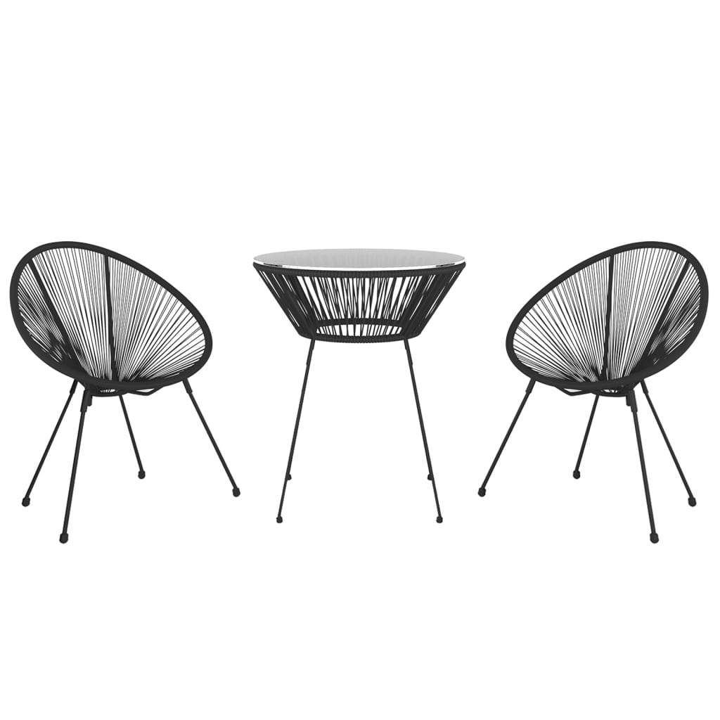 -Delige Tuinset Zwart 3