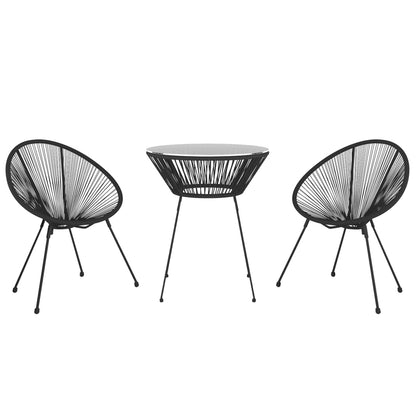 -Delige Tuinset Zwart 3