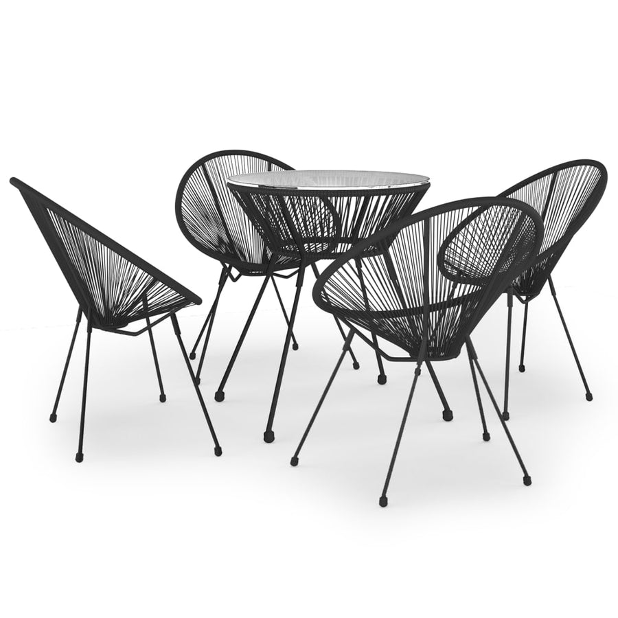 -Delige Tuinset Zwart 5