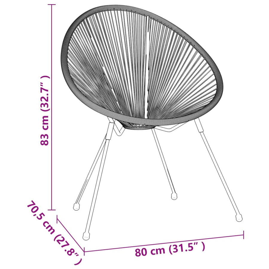 -Delige Tuinset Zwart 5
