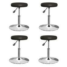 Eetkamerstoelen Kunstleer 4 Zwart