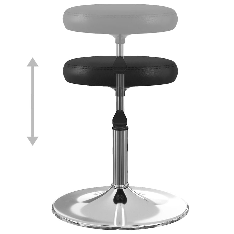 Eetkamerstoelen Kunstleer 4 Zwart