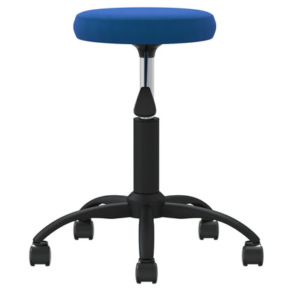 Eetkamerstoel fluweel blauw
