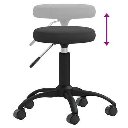 Massagekruk Fluweel Zwart