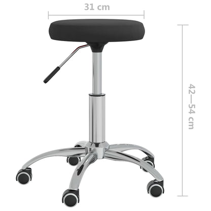 Massagekruk Fluweel Zwart