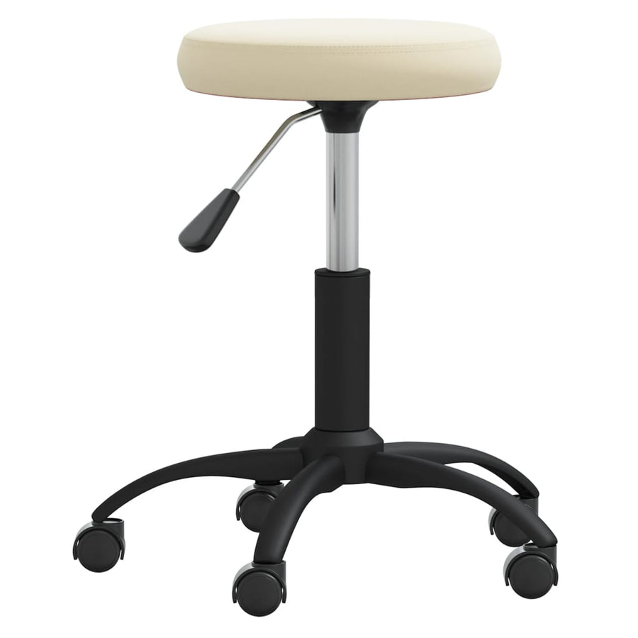 Massagekruk fluweel crèmekleurig