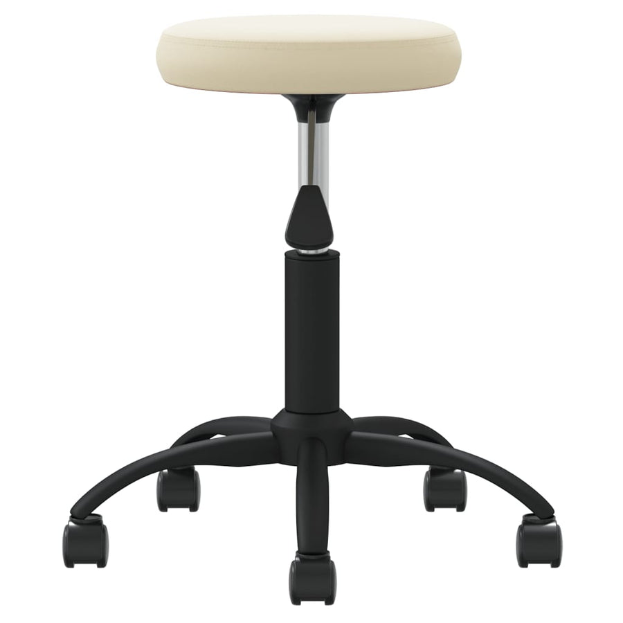 Massagekruk fluweel crèmekleurig