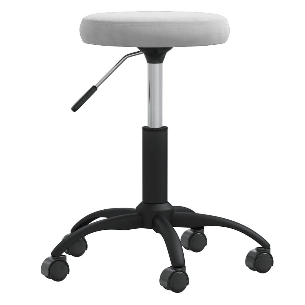 Massagekruk Fluweel Lichtgrijs